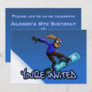 Search for snowboard birthday invitations Kids