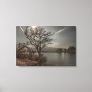 Search for tree reflection canvas prints Blue