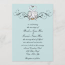 Search for blue swans wedding invitations Birds