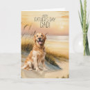 Search for golden retriever fathers day cards Dog