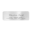 Search for steel return address labels Chic