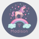 Search for cute rainbow unicorn stickers Magical