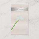 Search for romantic business cards Beauty salon