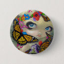 Recherche de papillon de monarque badges Fleurs