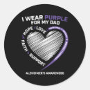 Search for alzheimer stickers I wear purple