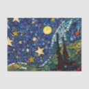 Search for starry night tissue paper Artistic