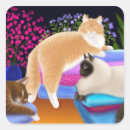 Search for kitten sleeping stickers Tabby