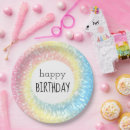 Search for tie dye plates Pastel