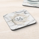 Search for grey marble coasters White