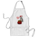 Search for funny cat aprons Xmas