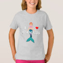 Search for mermaid girls tshirts Fish