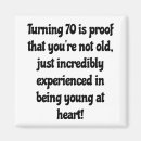 Search for 70th birthday magnets Funny