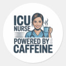 Search for powered by caffeine stickers Funny