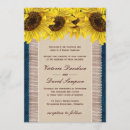 Search for burlap and lace wedding invitations Sunflower