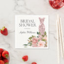 Search for bridal dress wedding napkins Shower