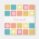 Search for girly patterns magnets For kids