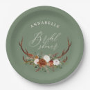 Search for rustic bridal shower plates Botanical