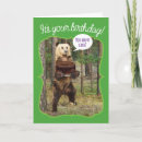 Search for brown bear birthday cards Humour