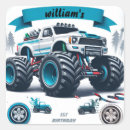 Search for monsters for kids stickers Racing
