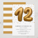 Recherche de douze ans invitations Moderne