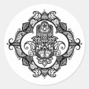 Search for hamsa stickers Zen doodle style