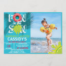Search for fun in the sun invitations Party
