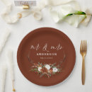 Search for mr and mrs wedding plates Rustic