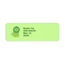 Search for kitty return address labels Green