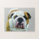 Recherche de bulldog puzzles Chiot