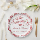 Search for 40th anniversary plates 40 years together