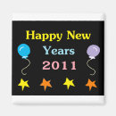 Search for happy new year magnets Colourful