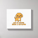 Search for funny dog canvas prints Puppy