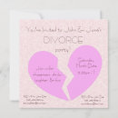 Recherche de le coeur brisé invitations Divorce
