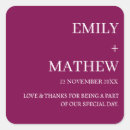 Search for stylish modern wedding stickers Classic
