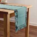 Search for dark teal table runners Turquoise