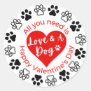 Search for puppy valentine stickers Valentine's