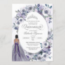 Search for silver quinceanera invitations Floral