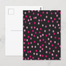 Recherche de pois rose cartes postales Points