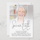 Recherche de photo 70th anniversaire invitations Moderne