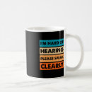 Search for hearing impaired mugs Vintage