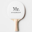 Recherche de marie raquettes ping pong Noir et blanc