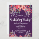 Search for jewel tone birthday invitations Watercolor