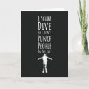 Search for funny scuba diving cards Diver