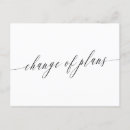 Search for postponed wedding announcement cards Minimalist