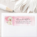 Search for poodles return address labels Dog