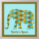 Search for gold elephants posters Blue