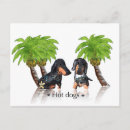 Search for beach dog postcards Dachshund