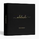 Search for black and gold binders Simple