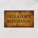 Search for wood fence business cards Vintage