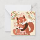 Search for woodland animals holiday cards Fox